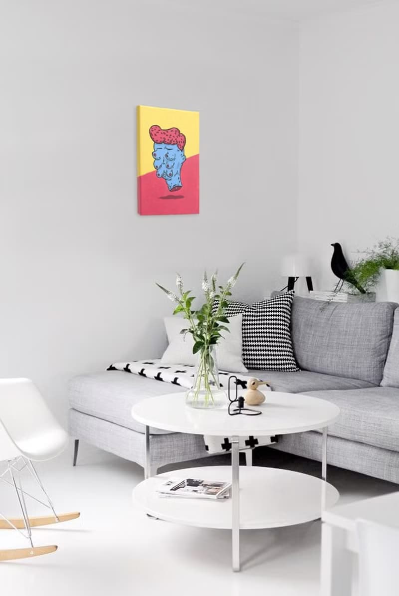 單細胞男 / 禮物 / 無框畫 / (附掛勾) / 25.5x17.5cm【小型】