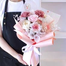 絲卡洛特永生花束 (贈送5ml香氛油)