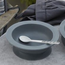 竹纖維嬰幼兒餵食湯匙二件組 條紋流蘇