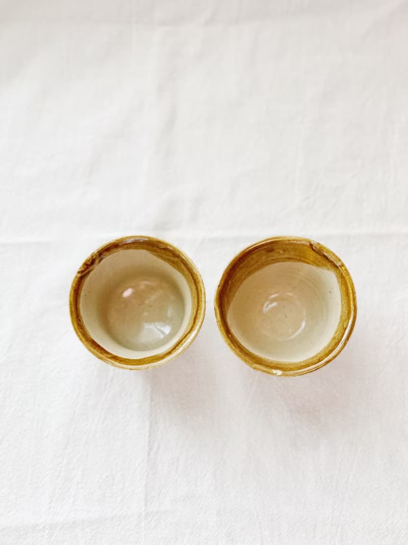 陶瓷手工 | 小茶杯 (一套兩件)