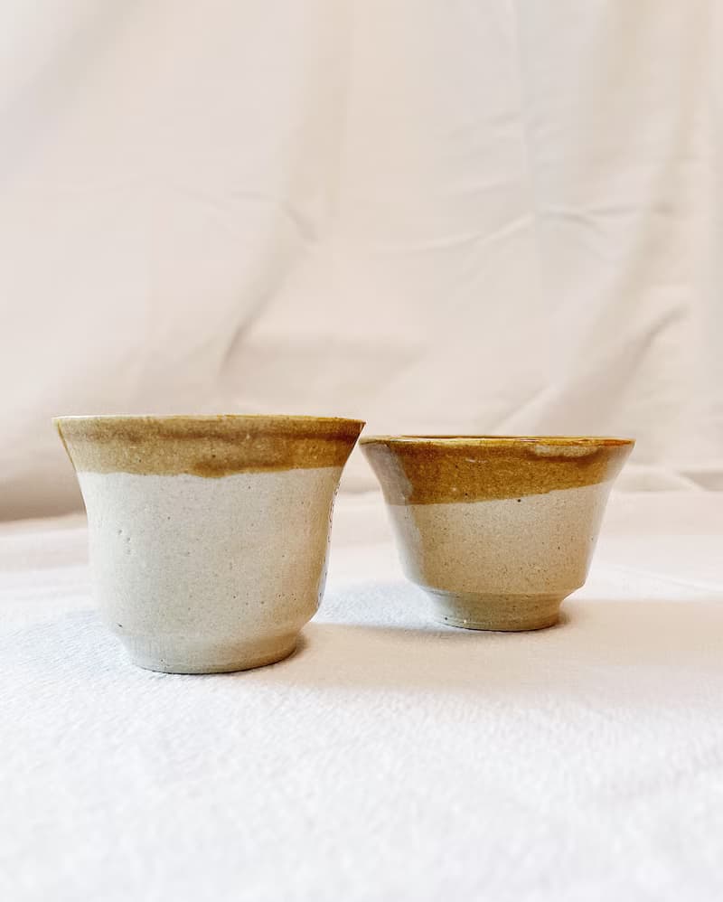 陶瓷手工 | 小茶杯 (一套兩件)