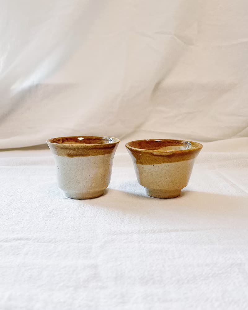 陶瓷手工 | 小茶杯 (一套兩件)