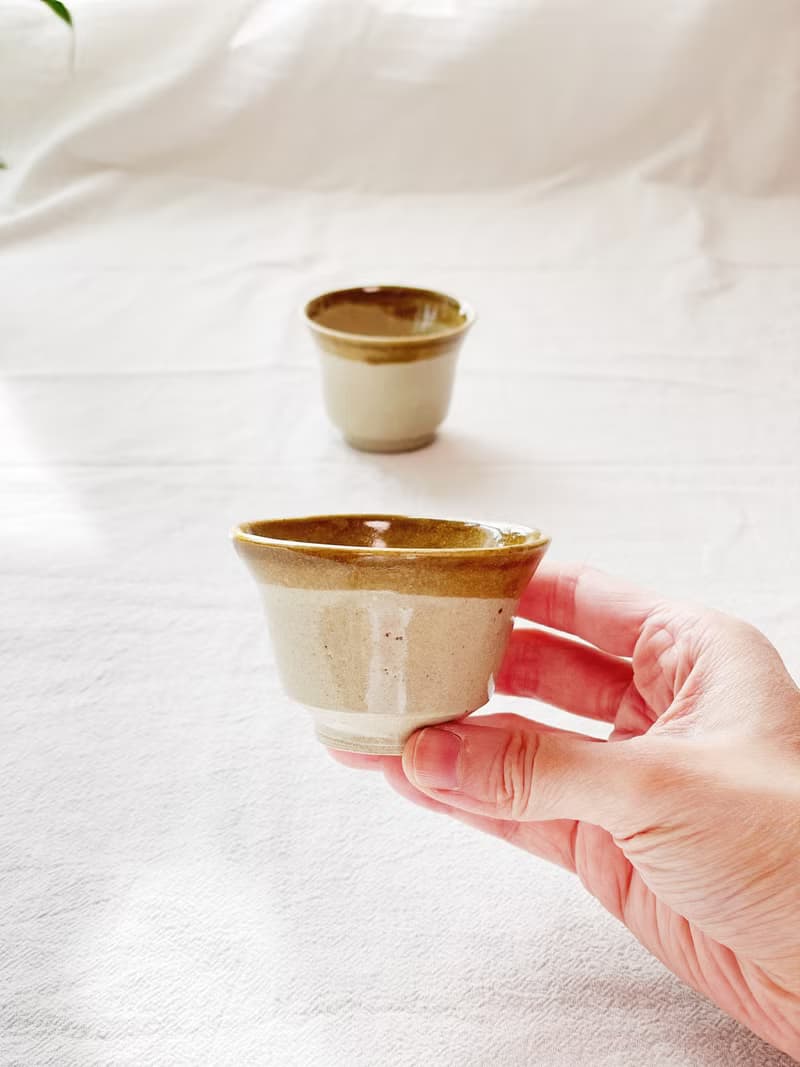 陶瓷手工 | 小茶杯 (一套兩件)
