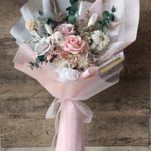 古典永生花束 不凋花束/情人節/求婚花束/母親節/畢業花束/告白