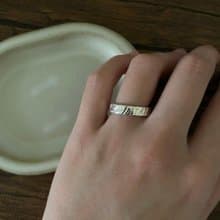【情人節禮物】岩紋戒 (單隻) 925純銀 刻字戒指 對戒 婚戒 尾戒