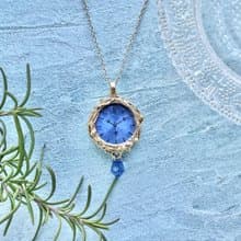 藍天項鍊手錶S淡藍色