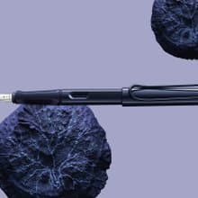 【雷雕免費刻字】LAMY 皮革筆盒 / SAFARI 系列 - 暮藍 (多選)