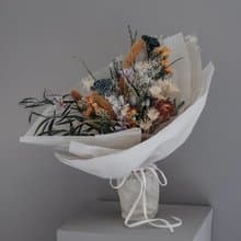 黃色玫瑰乾燥花束