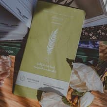手工活版線裝長型筆記本(點陣內頁) - I.想像