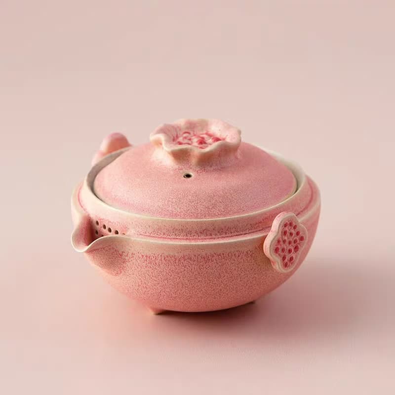 女性用茶器 多福 精緻的茶具 可攜帶的旅行用茶具