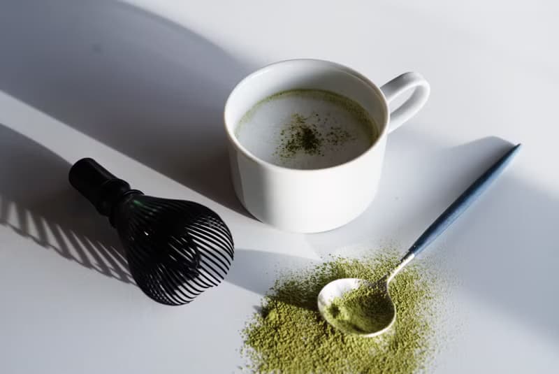 茶刷 (茶筅) & 茶粉組 日本綠茶粉 焙茶粉 茶拿鐵用粉末