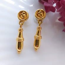 Vintage Jewelry 西洋古董飾品 MONET 垂墜 摩登  針式耳環