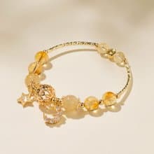(招財+事業) 甘露 | 金髮晶 黃塔晶 | 天然水晶手鍊