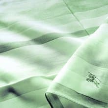 Burberry Vintage Handkerchief Green 19 x 18.5 inches.