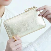 長夾 錢包 TIDY2.0 Lumina 時尚 金屬質的優雅光澤 女用長夾 皮夾