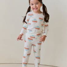 兔兔的下午茶-舒棉雲柔衣長袖韓國童裝-K51909