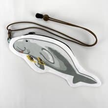 設計款DG186 - 【純棉帆布】儒艮造型餐具袋