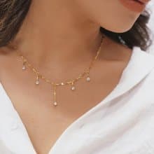 Cinderella仙杜瑞拉- 璀璨鋯石項鍊生日 情人節禮物