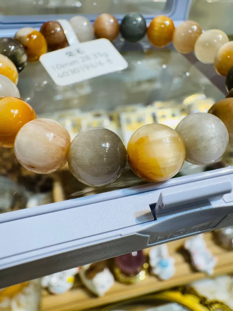 小精品滿順彩兔毛水晶10mm28.31g滿毛順髮強光正向積極遠離負面