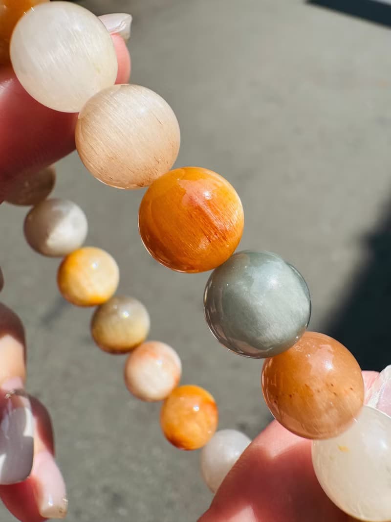 小精品滿順彩兔毛水晶10mm28.31g滿毛順髮強光正向積極遠離負面