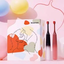 【免運】全自動情侶套裝禮盒電動牙刷 ROAMAN/羅曼