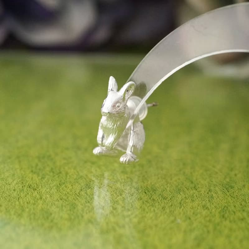 うさぎピアス ネザーランドドワーフ 片耳 / Silver