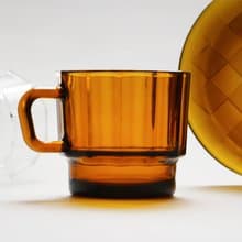 【熱賣】HMM W Glass 春池 琥珀色玻璃杯 300ml 綠色友善
