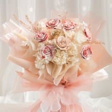 鈔票花束/ 粉色花束/有錢花花束/紙鈔花束/錢花花束/生日花束