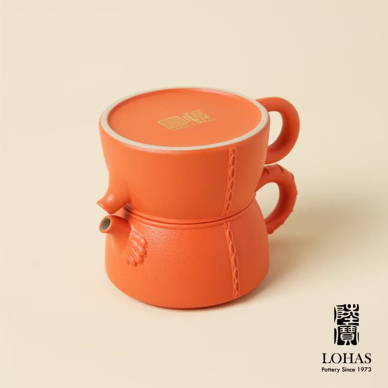 陸寶LOHAS 國立歷史博物館 聯名 虎福臨門 1壺1海4杯+茶托 茶具組