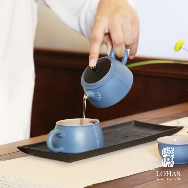 陸寶LOHAS 國立歷史博物館 聯名 虎福臨門 1壺1海4杯+茶托 茶具組