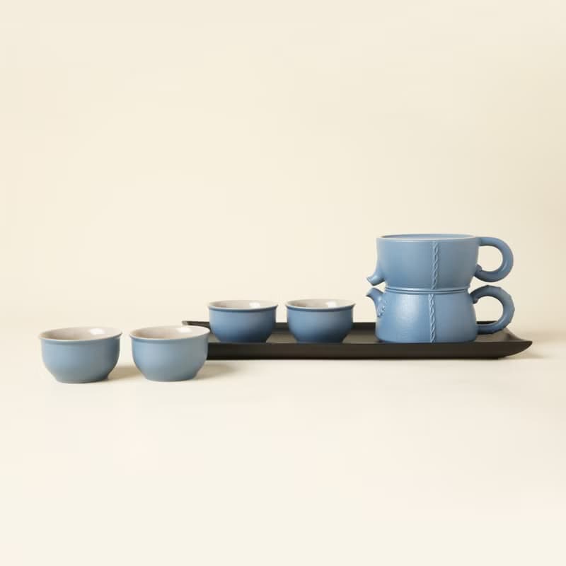 陸寶LOHAS 國立歷史博物館 聯名 虎福臨門 1壺1海4杯+茶托 茶具組