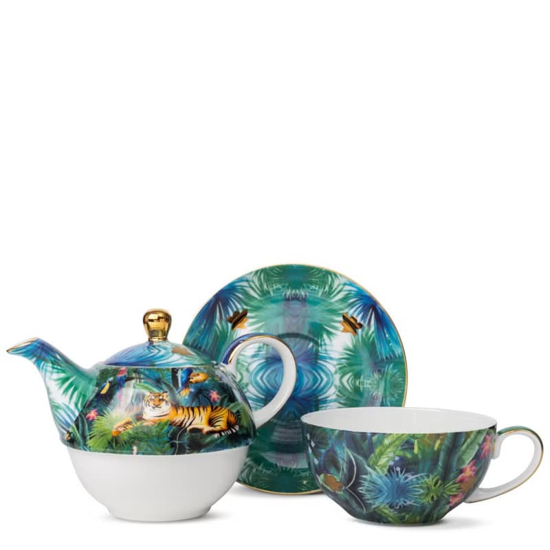 【T2 tea】老虎的叢林夢單人杯壺套組