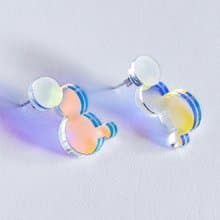 オーロラ泡沫ピアス/イヤリング