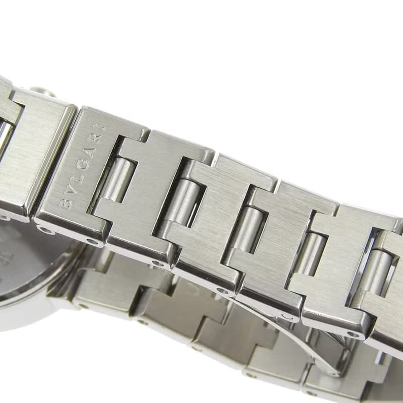 【日本直送】ブルガリ BVLGARI Bzero1 腕時計 ビーゼロワン BB23SS SS クオーツ アナログ表示 ブラック文字盤 レディース【中古】