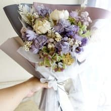 灰紫浪漫花束/畢業/情人節/母親節/生日/花束