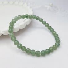 冰潤濃郁 滿色綠 手串 手珠 珠串 | 天然緬甸玉A貨翡翠