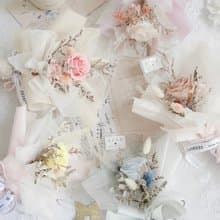 小浪漫單朵永生花束四色