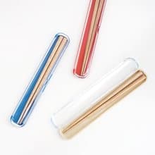 Clear Noridic Kids chopsticks 18cm and Case 19cm Set Gift Bento Outdoor Japan