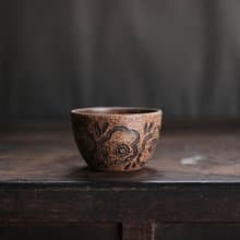 盆器 l 麥色大花 l 陶盆栽