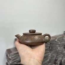 送禮紫砂壺茶壺元境 出水实拍 原矿老紫泥高温烧制 老味十足  气