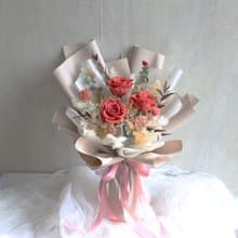 G47花束/永生花.乾燥花/情人節花束/畢業花束/求婚花束/畢業