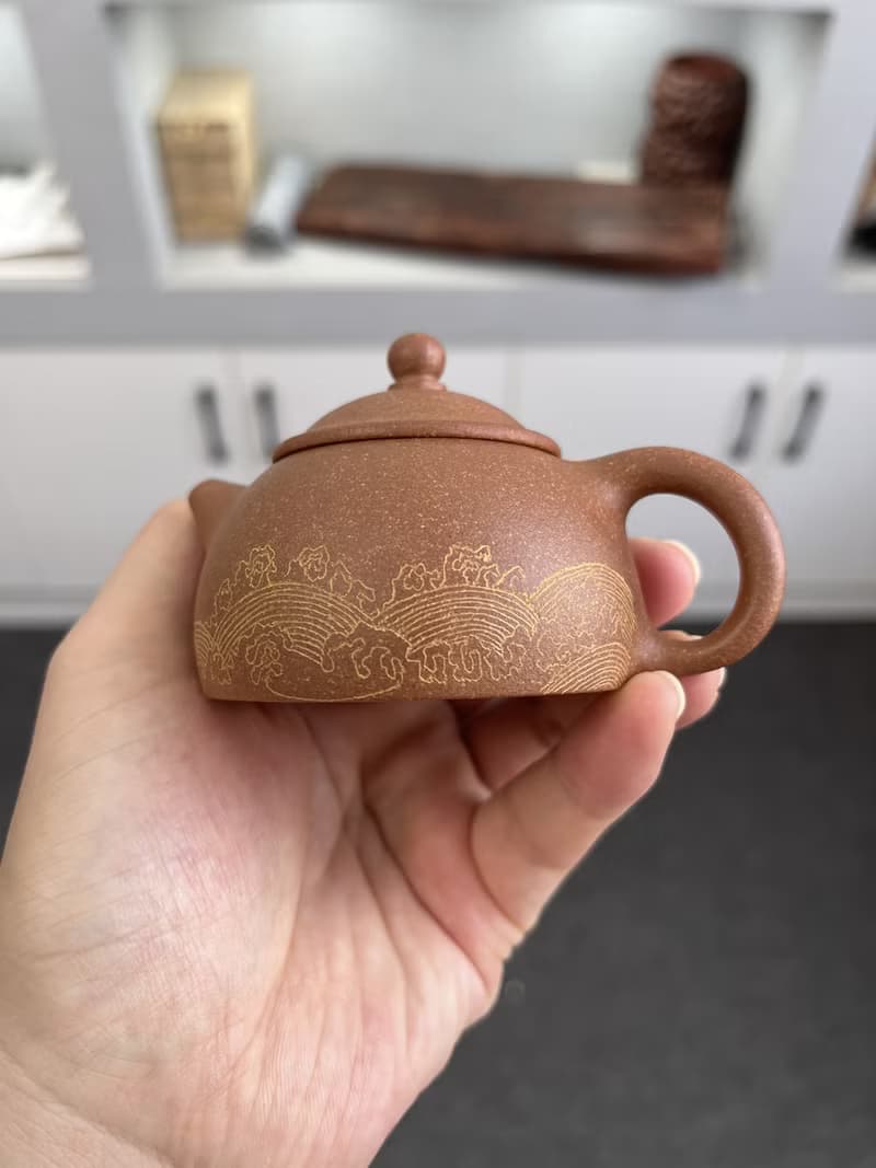 送禮紫砂壺茶壺灵塔 现货实拍 精品原矿降坡料 水色油润 造型灵巧