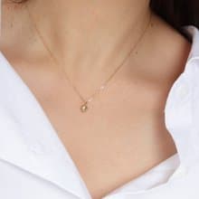 14K Gold Bean Necklace 金豆豆項鍊
