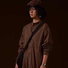 亞麻植物染帽子 拼接鴨舌帽