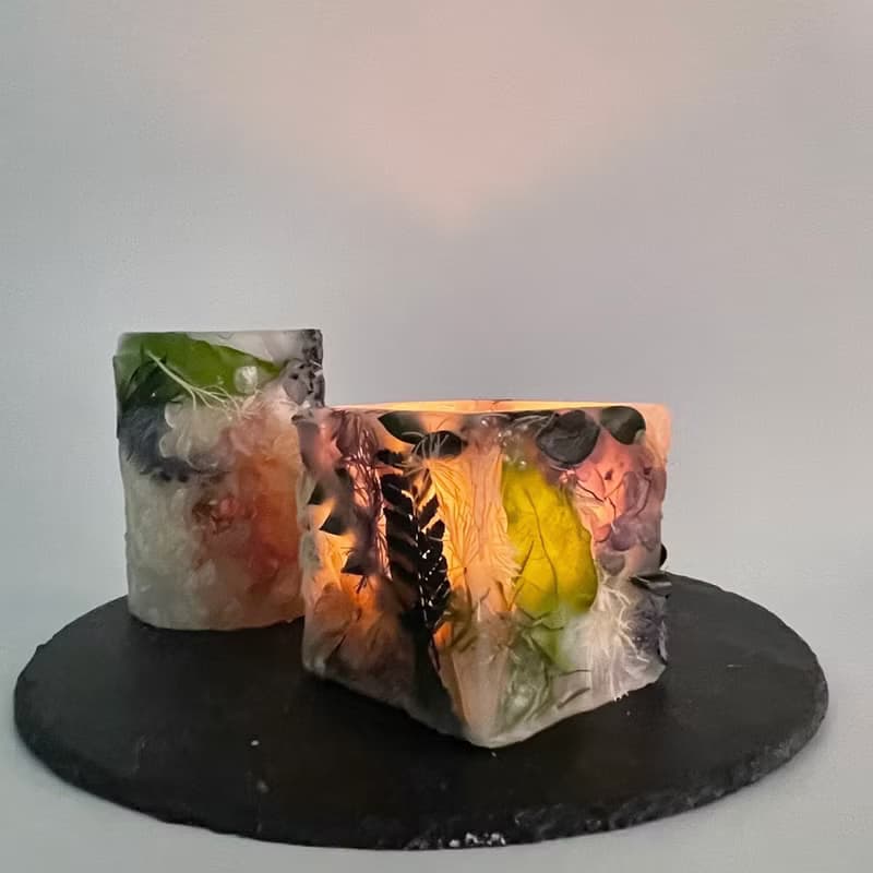 【青手作】立體不凋花燭杯 | 禮物 | 送禮| 蠟燭 | 燭杯