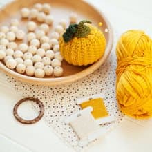 Crochet Pattern Pumpkin Pincushion DIY - Digital Item