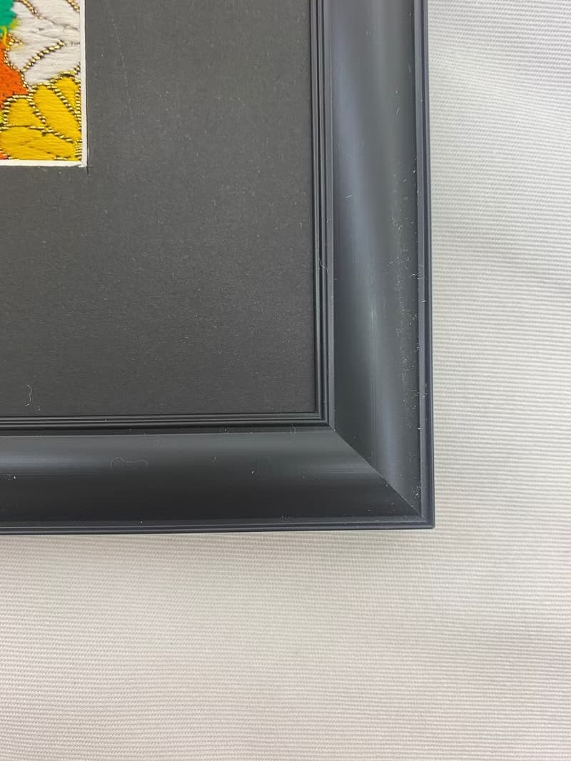 きものアート14　vintage fabric　色鮮やかな扇の縁起が良い贈物　壁掛け　和モダンインテリア　引越新築祝い