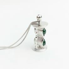 JadeStyle【時光沙漏】碧玉流光項鍊 | 臺灣玉的永恆