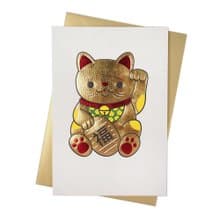 招財貓【Hallmark-Eight Bamboo傳統古風卡片 無限感謝】