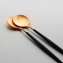 葡萄牙 Cutipol  GOA 黑金沙拉叉匙組